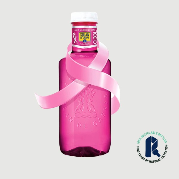 Medicinal Mineral Water Pink 330ml*36 PET, Created By Nature
