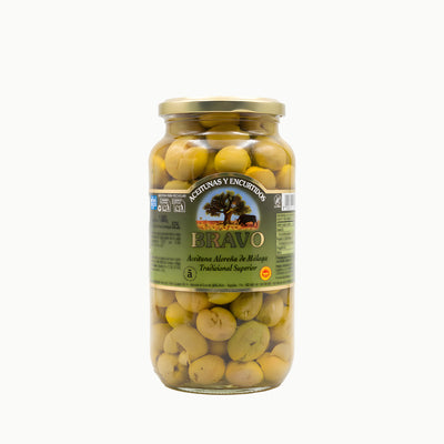 BRAVO Aloreña de Málaga Green Olives 525g